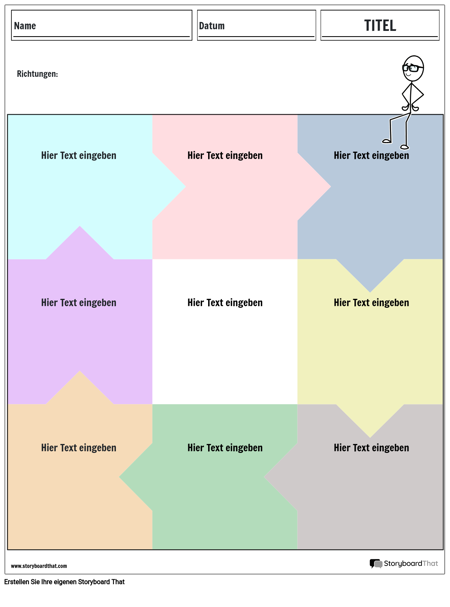 Grafik-Organizer-Puzzle