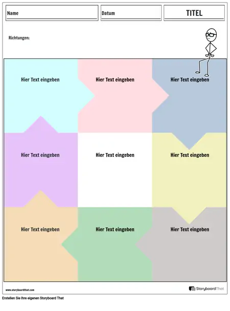 Grafik-Organizer-Puzzle