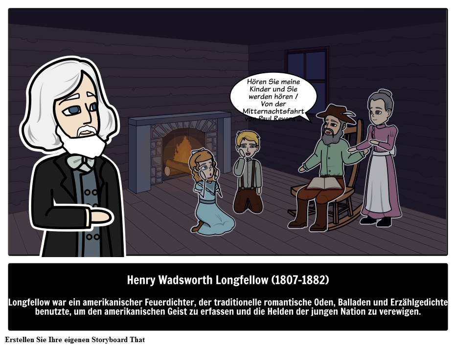 Amerikanischer Dichter: Henry Wadsworth Longfellow 
