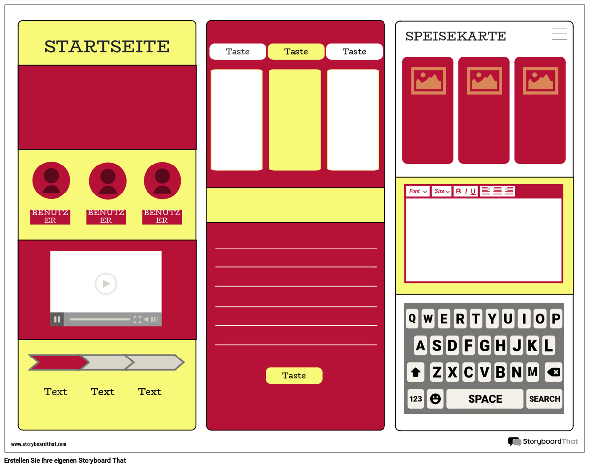 Homepage Wireframe 4