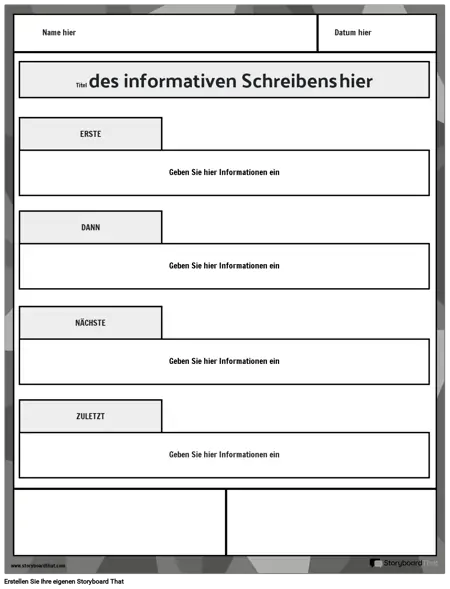 Informativen Text Schreiben übungen Pdf Arbeitsblätter zum Informativen Schreiben | StoryboardThat