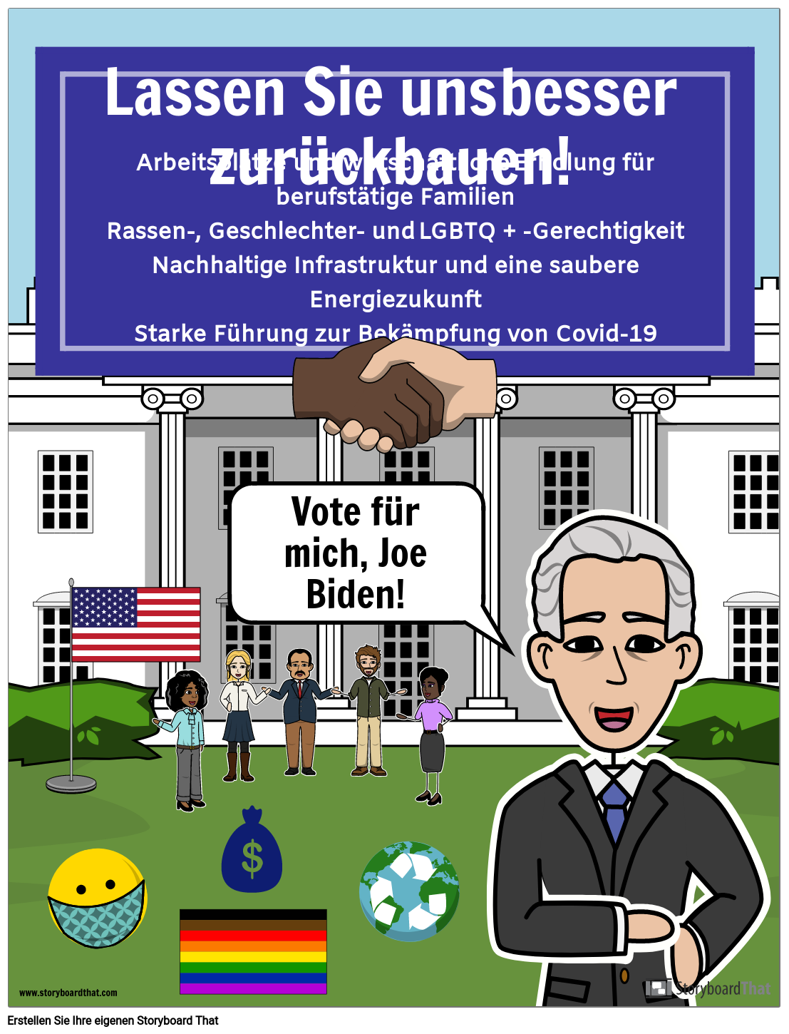 Kampagnenplakat für Joe Biden
