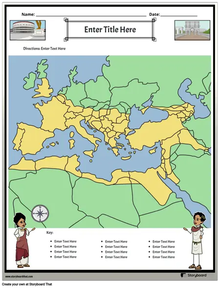 Karte des Römischen Reiches
