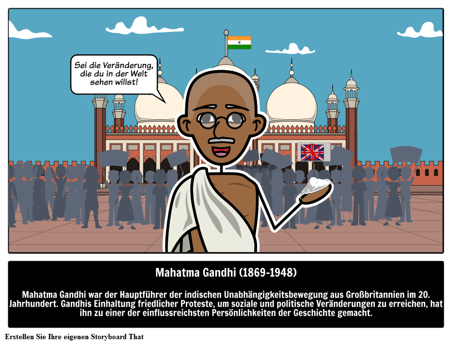 Wer war Mahatma Gandhi? 