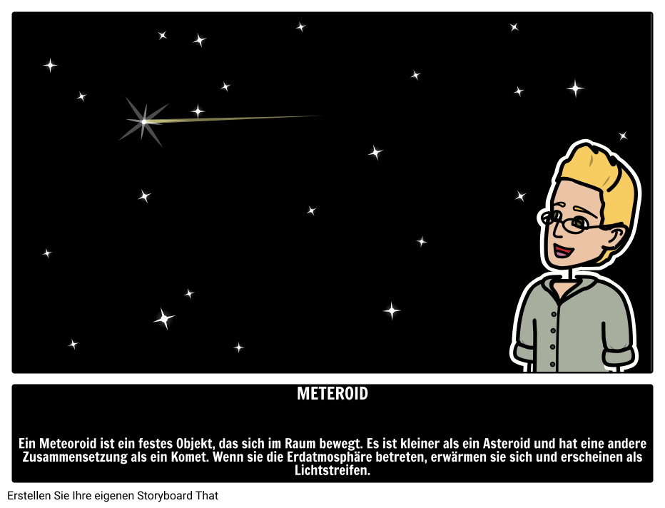 Was ist ein Meteoroid? 