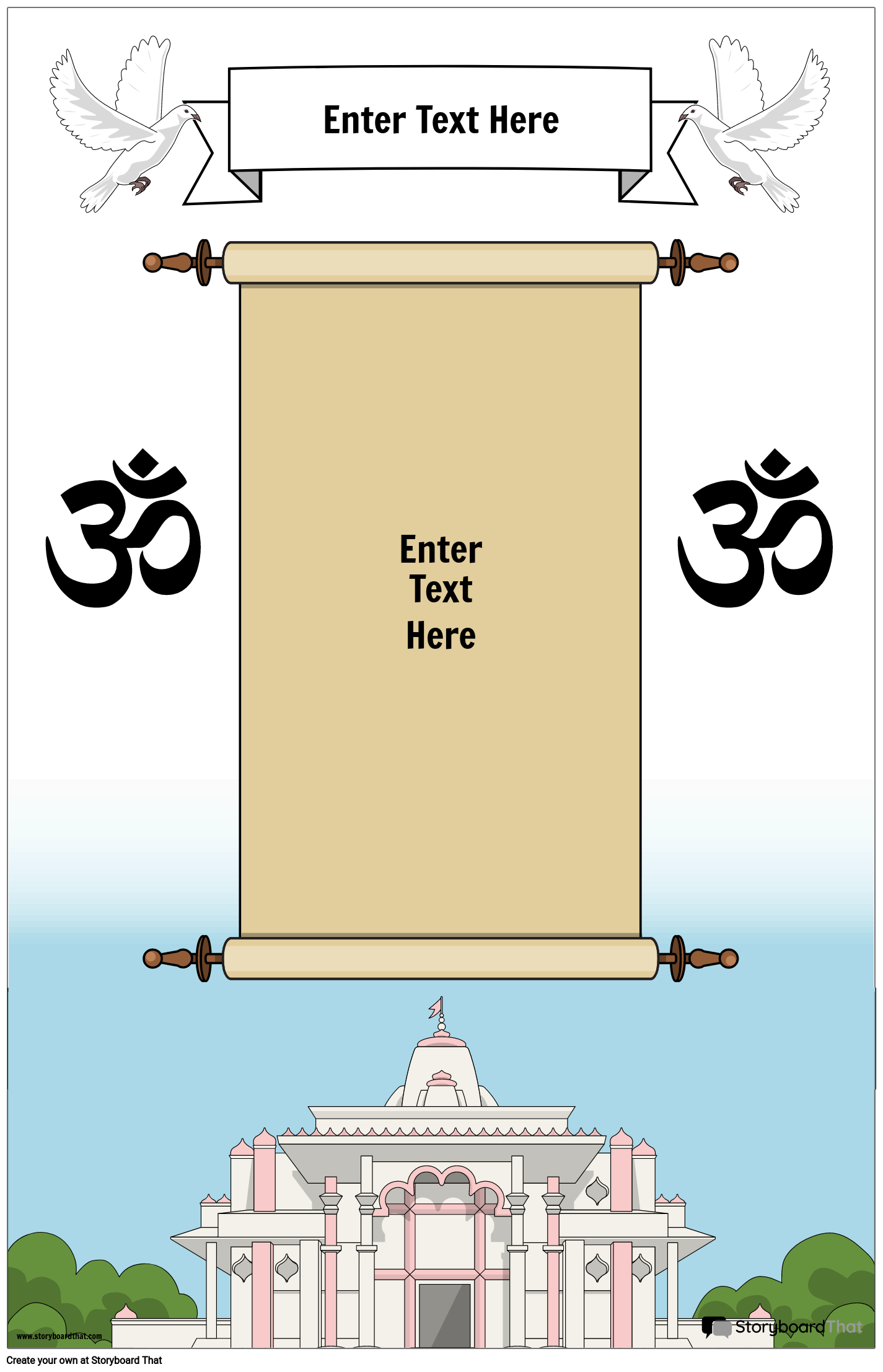 Religiöses Plakat 10 Hinduismus