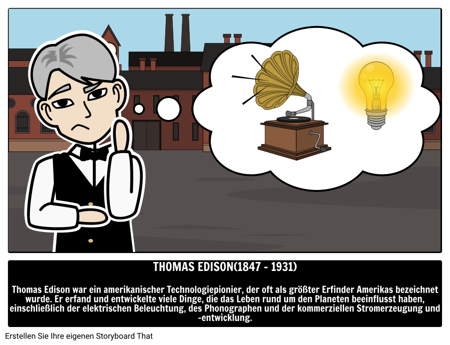 Thomas Edison: Amerikanischer Erfinder 