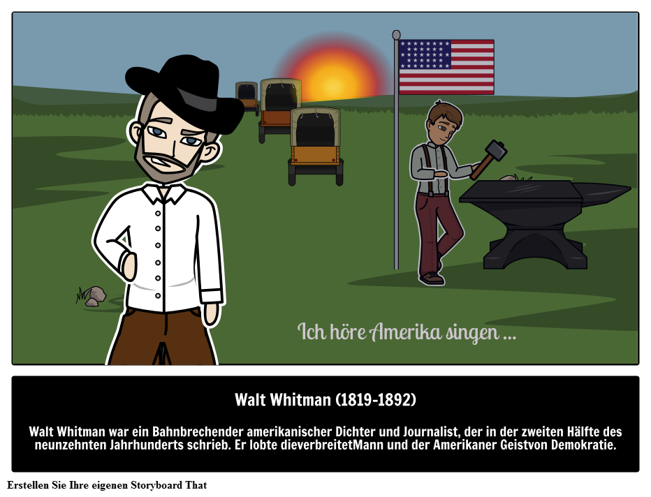 Walt Whitman - Amerikanischer Dichter 