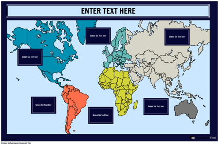 Weltkarte Infografik