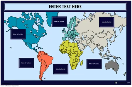 Weltkarte Infografik