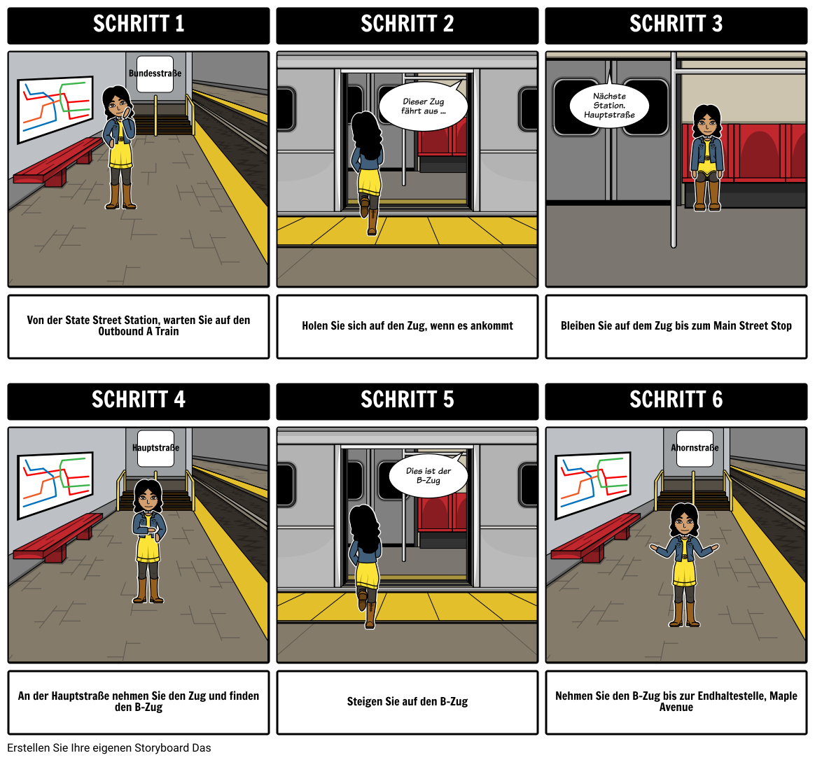 Wie Boards - Öffentliche Verkehrsmittel