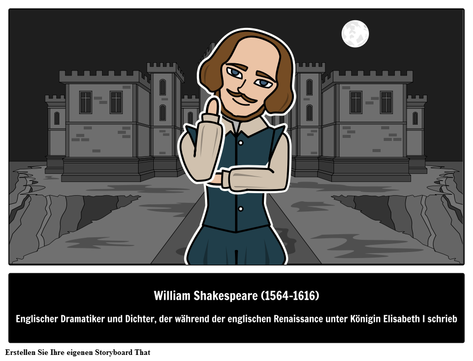 William Shakespeare - Englischer Dramatiker 
