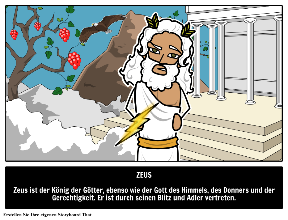 Zeus - Griechischer Gott des Himmels 