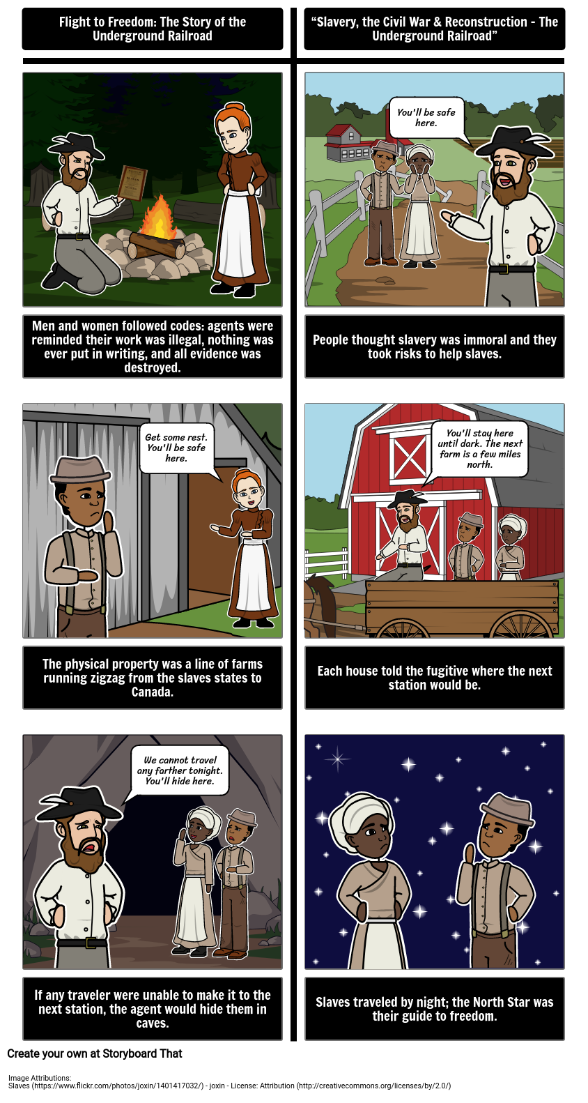 The Underground Railroad - Integrate Texts