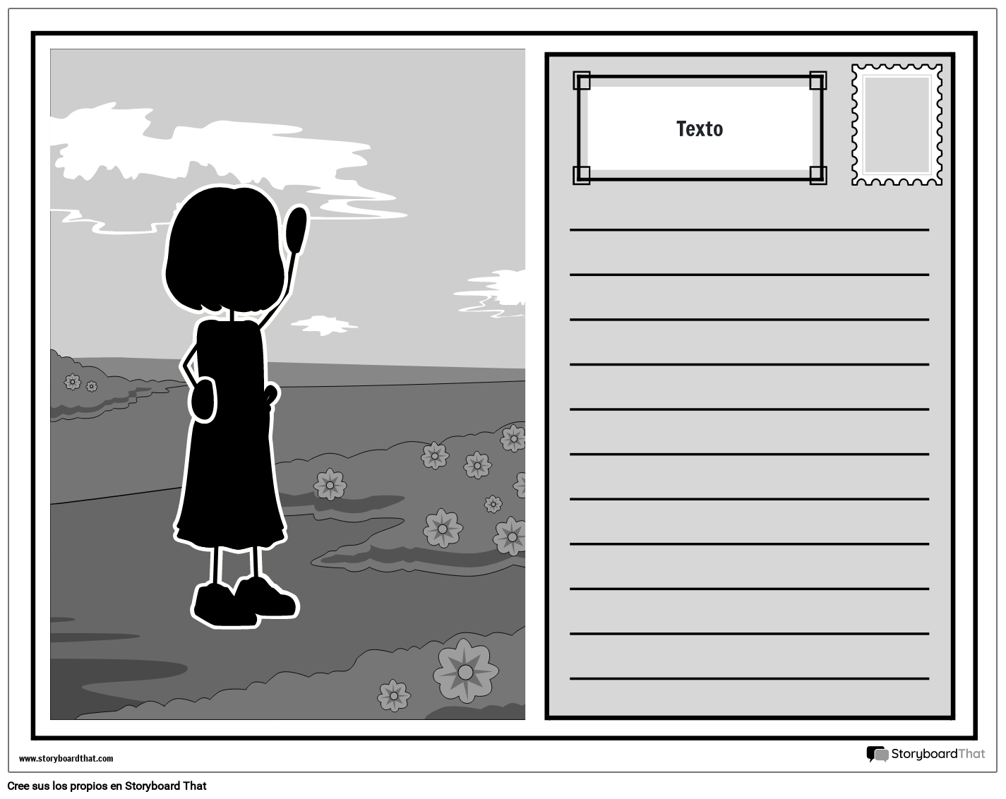 Carta Postal 8 Storyboard by es-examples