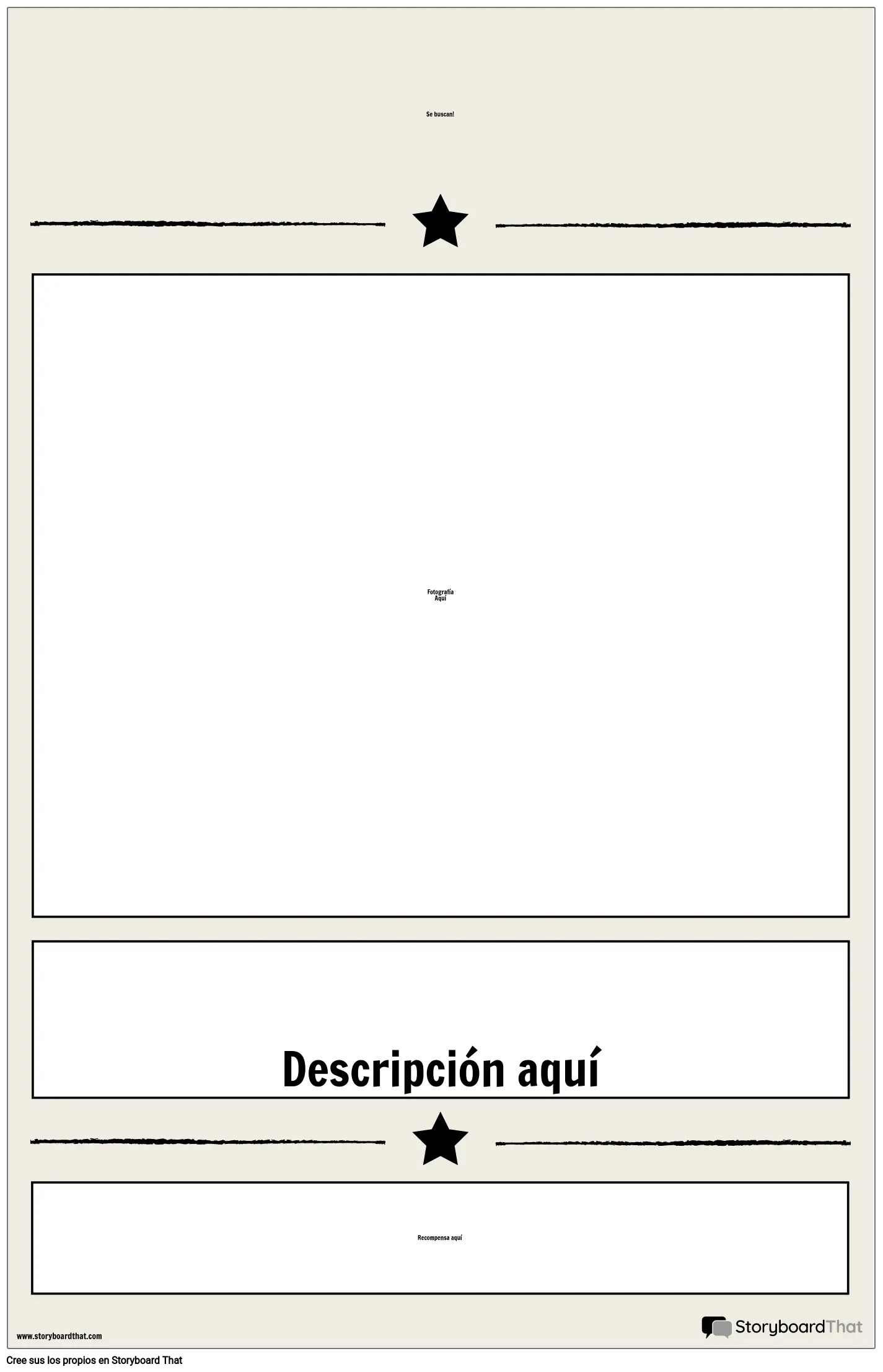 Crear Pósters Buscados | Plantilla de Póster Buscado