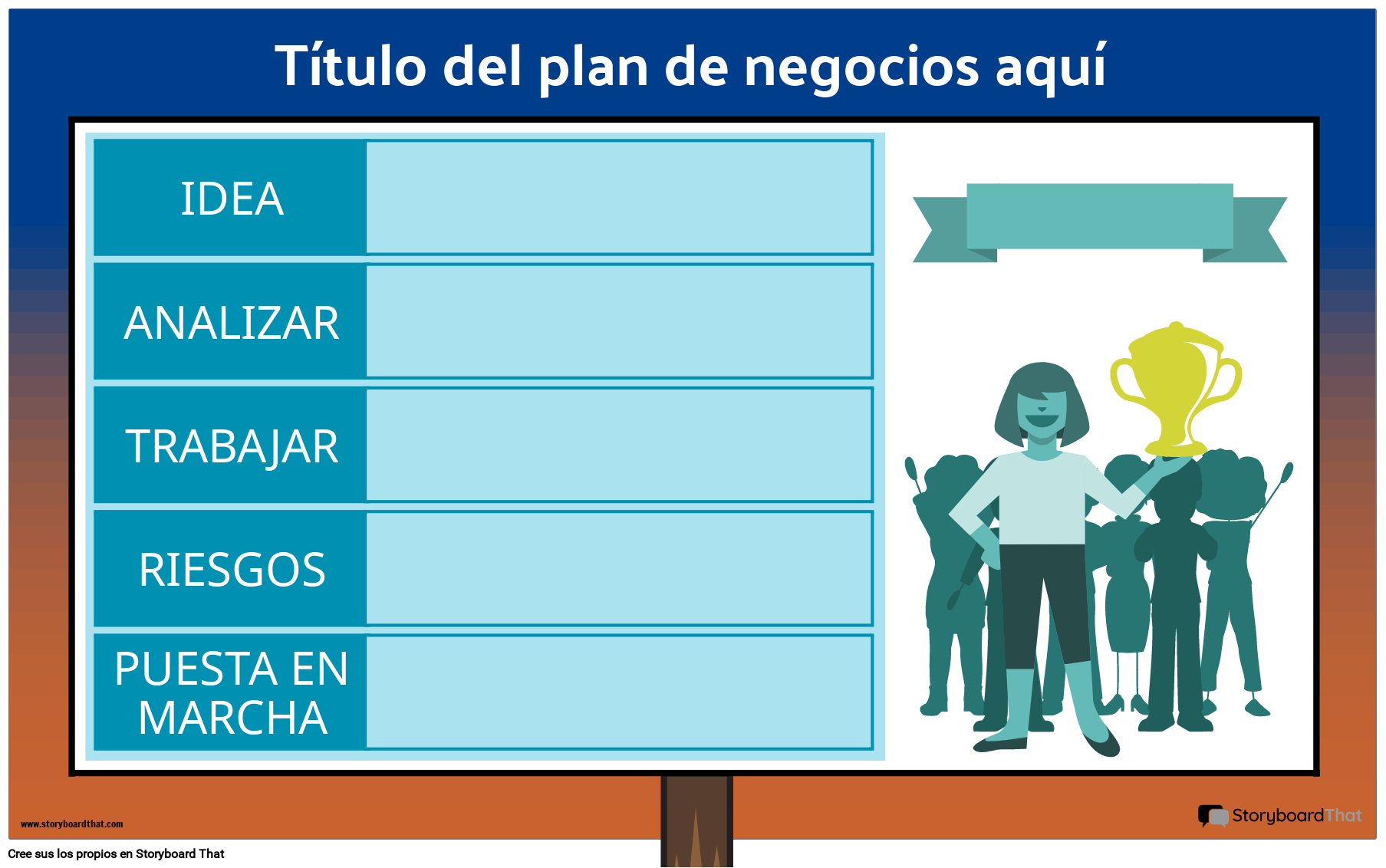 Cartel del Plan de Negocios Corporativo 1