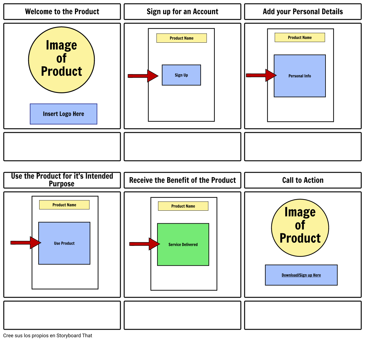 Demo Template Storyboard By Es Examples