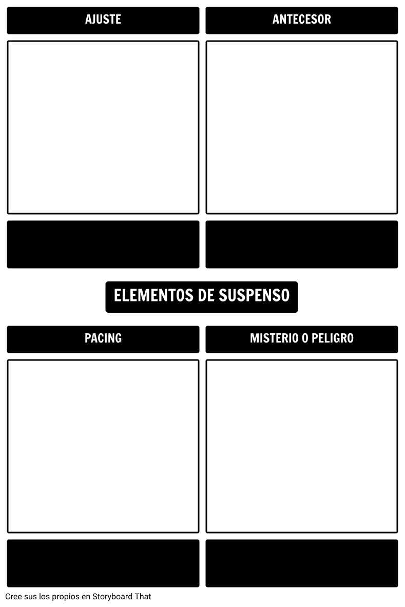 Elementos de la Plantilla de Suspenso