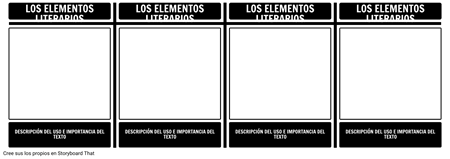 Elementos Literarios T-Chart