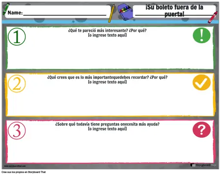 Exit Ticket 10, página completa
