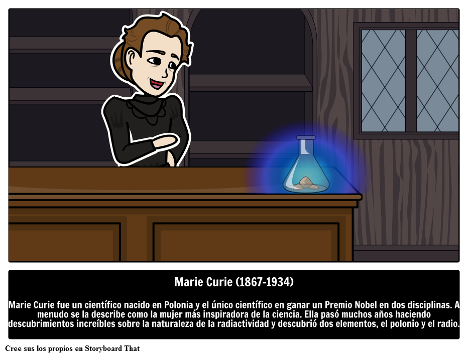 Ganadora del Premio Nobel: Marie Curie 