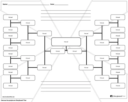 Plantillas de Diagrama de Árbol — Creador de Diagrama de Árbol en Línea |  StoryboardThat