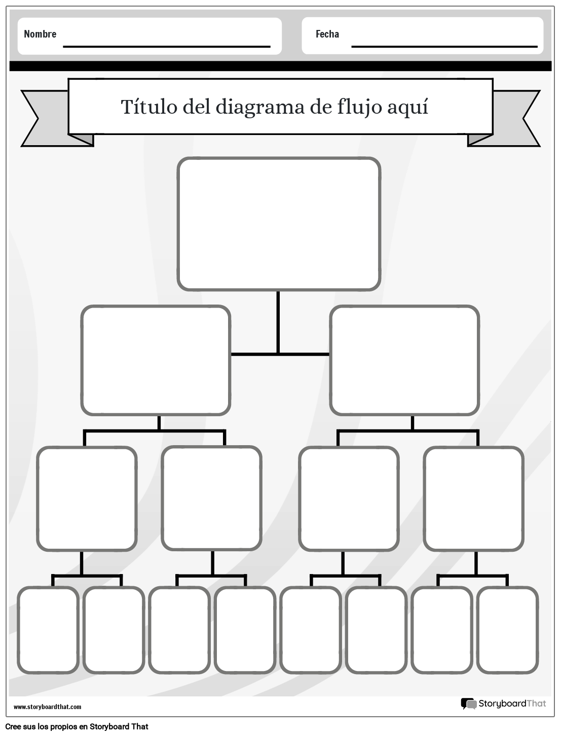 Nueva plantilla de diagrama de flujo de página de creación 1 (blanco y negr