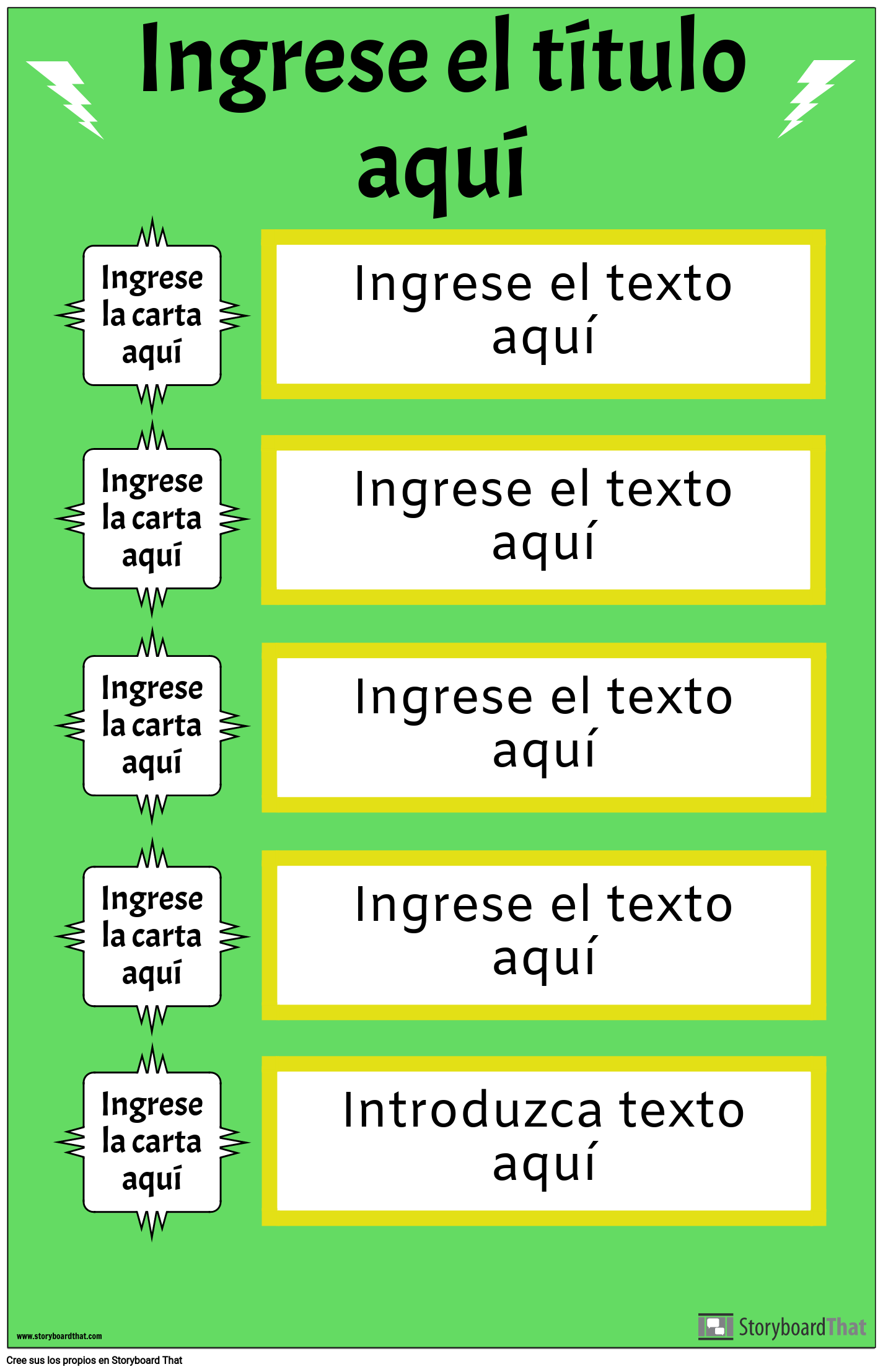 Plantilla de Estrategia de Siglas