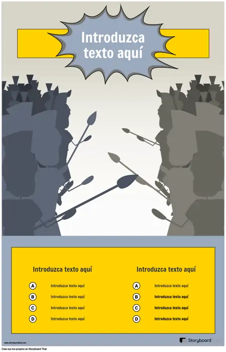 Plantilla de Infografía de Batalla