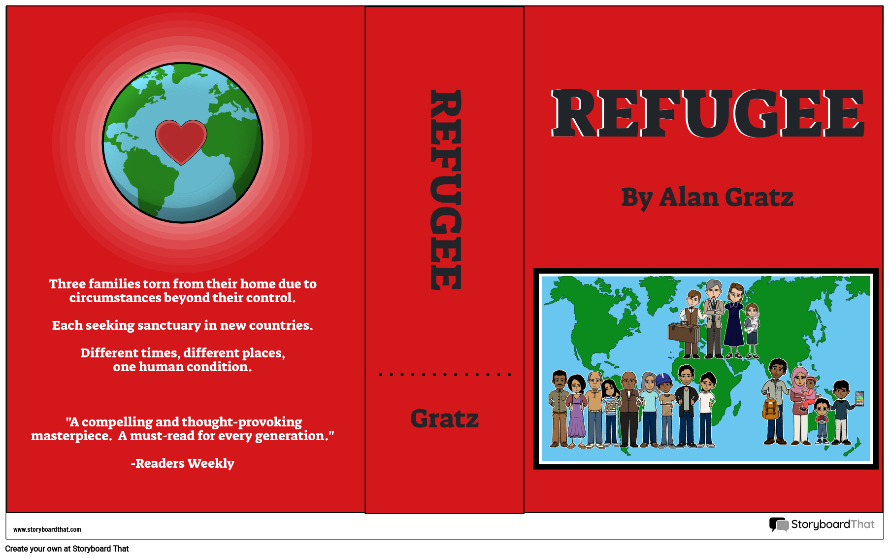 Portada del Libro de Refugiados
