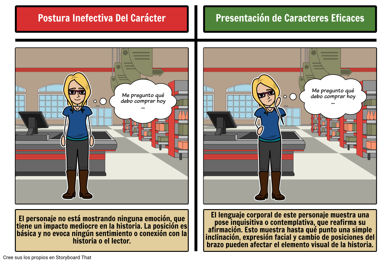 Presentaci n De Personajes Storyboard Von Es examples