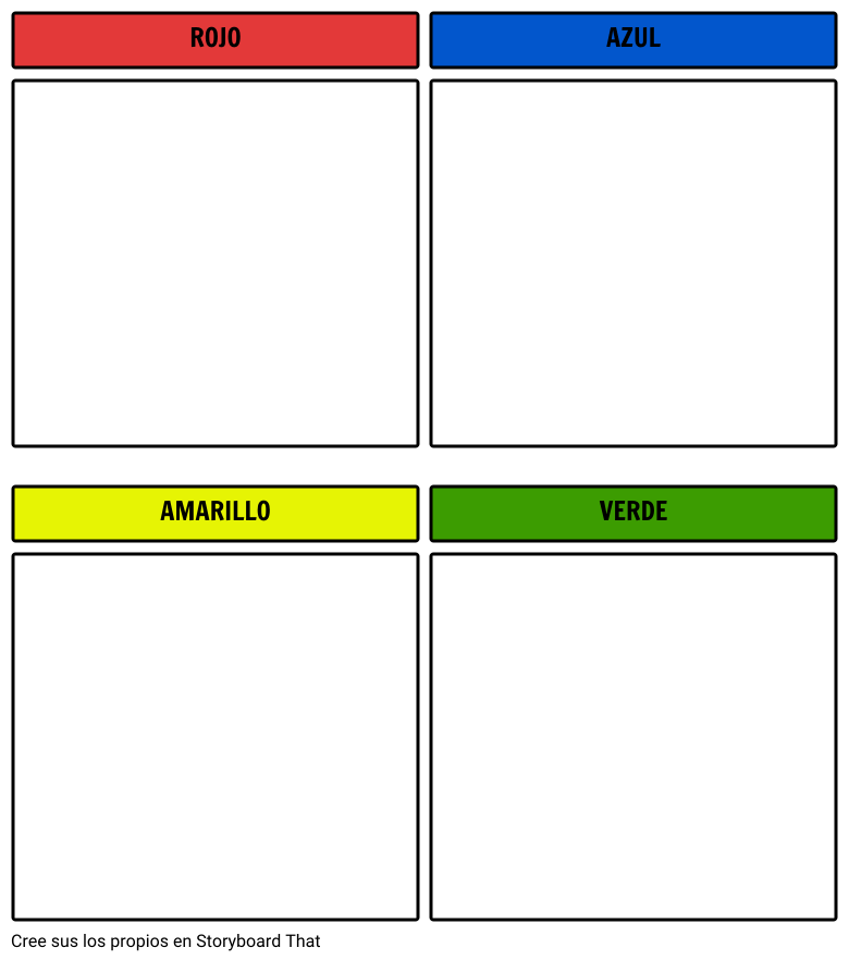 Tabla de Clasificación de Colores Para Impresión 
