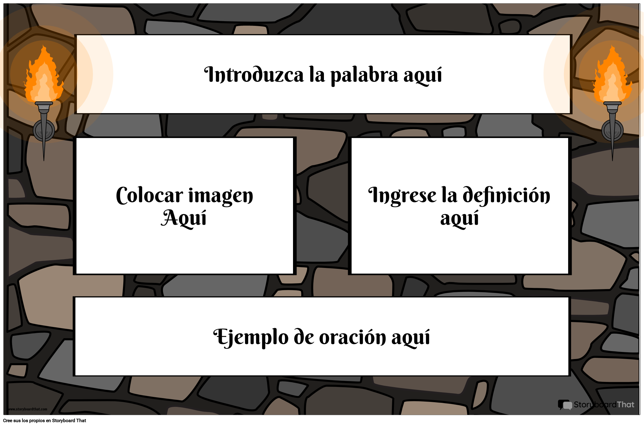Vocabulario 1 القصة المصورة من قبل es-examples