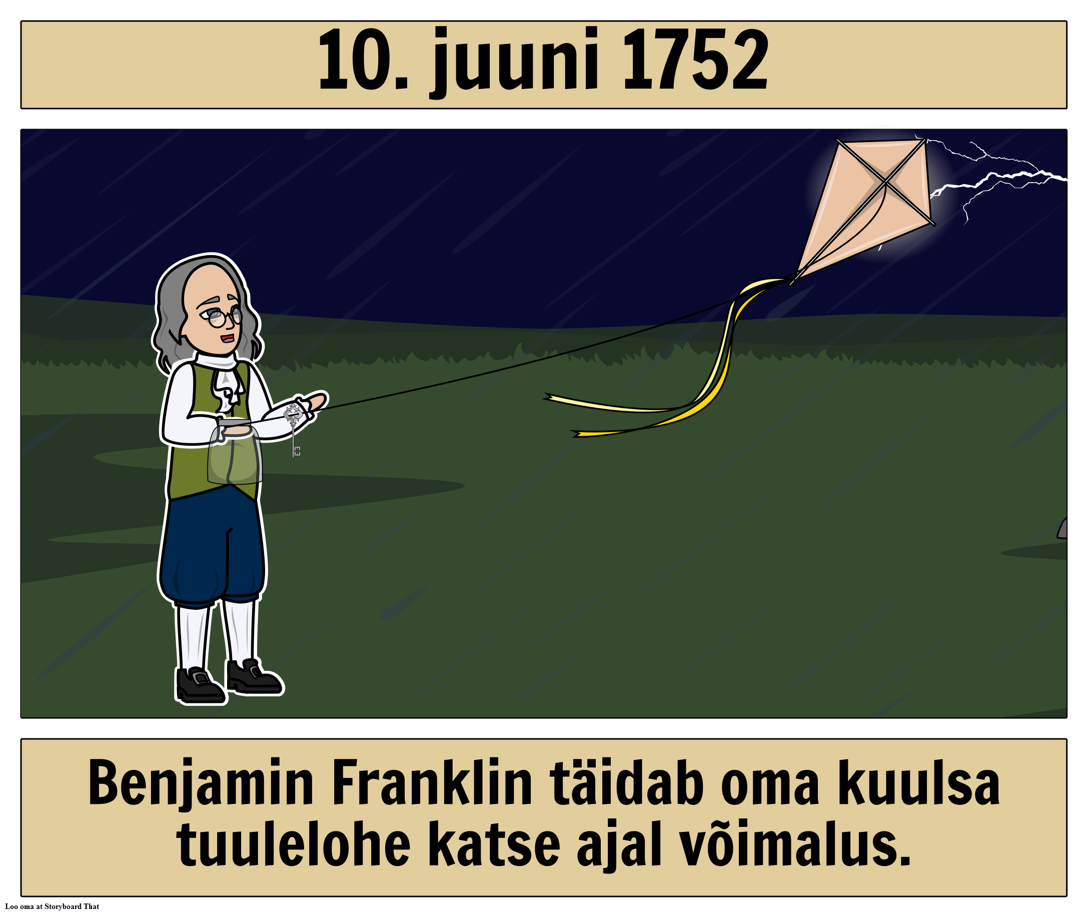 Benjamin Franklin Kärbsed Kite