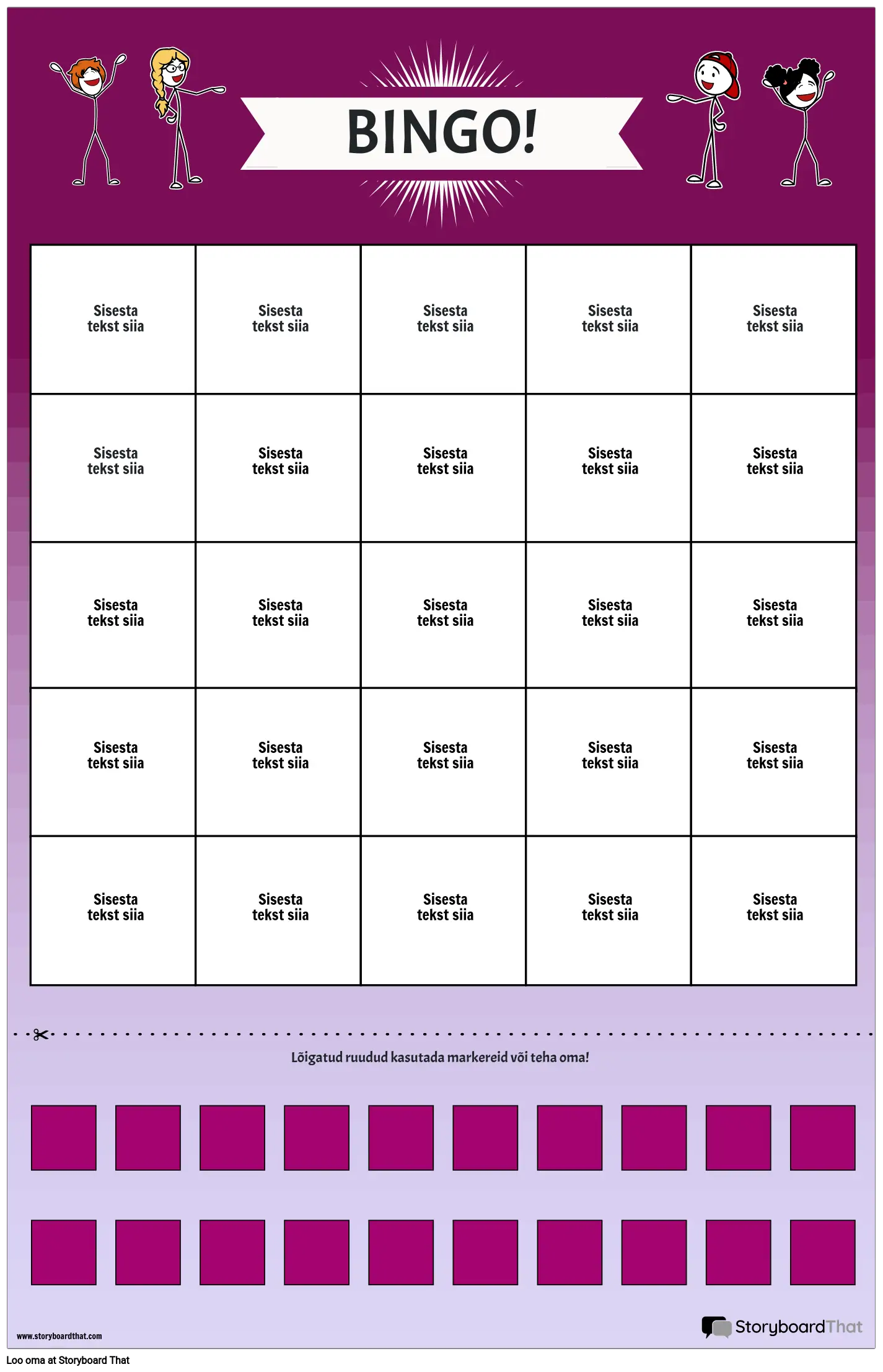 Bingo Mängulaud