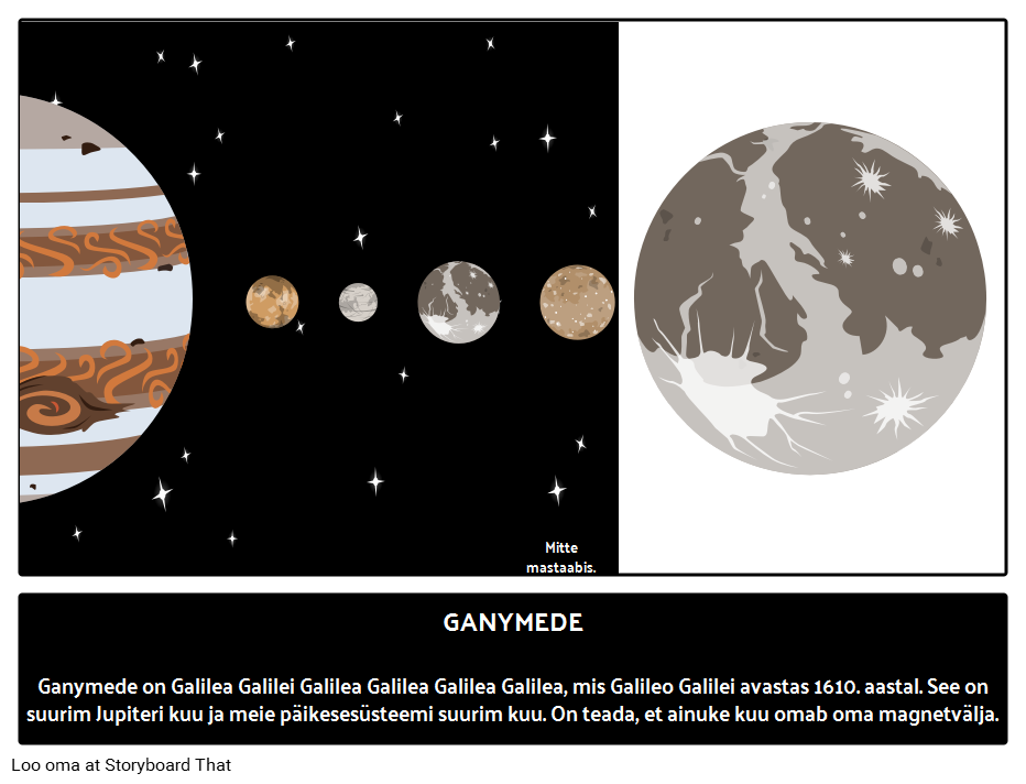 Mis on Galilea Kuu Ganymedes? 