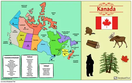 Kanada Kaart