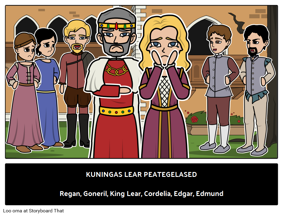 King Lear Peamised Tegelased