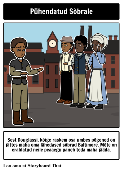 Narratiivi elu Frederick Douglass Character Iseloomujoon Square
