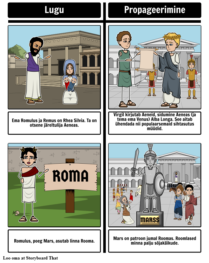 Romulus ja Remus - Story Mõju Rooma
