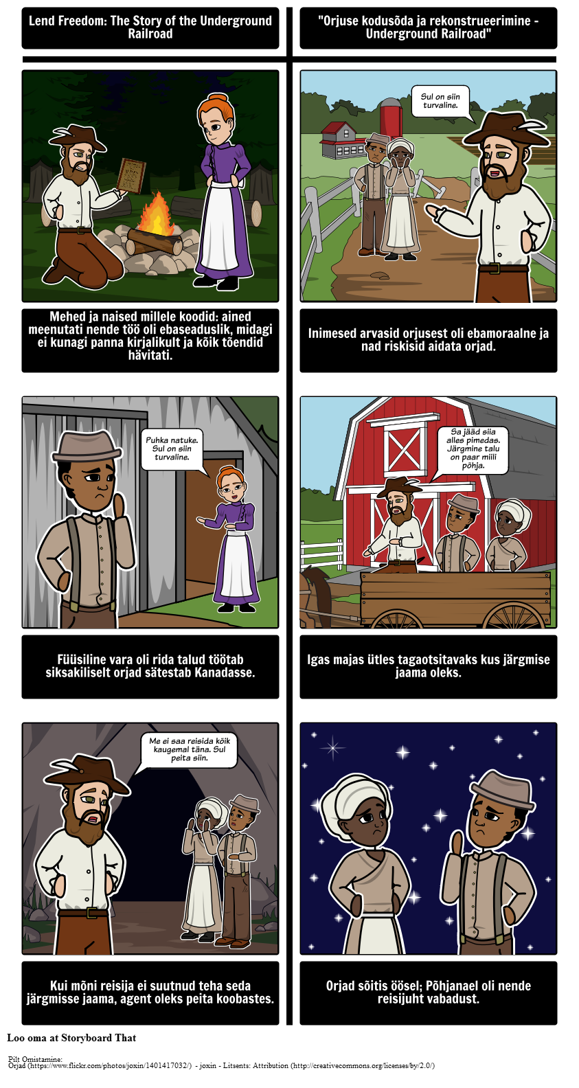 Underground Railroad - Integreerida Tekstid