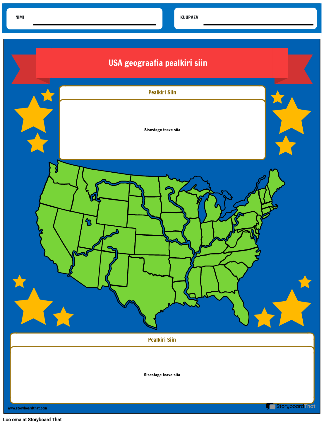 USA Geoportree Värv 1