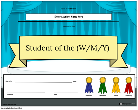 (W/m/y) -palkinnon opiskelija