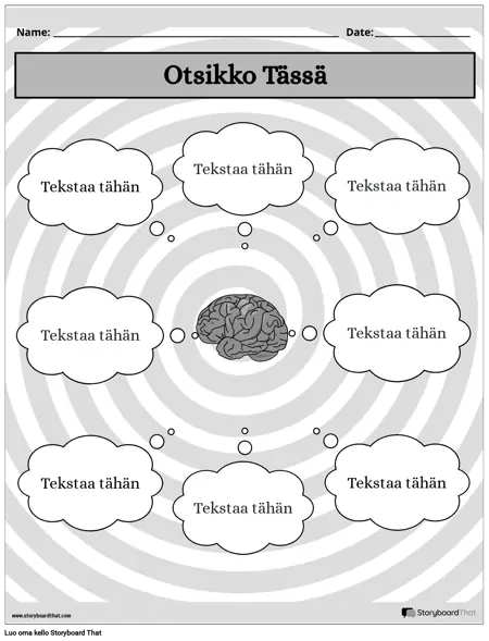 Aivoriihi Muotokuva BW 1