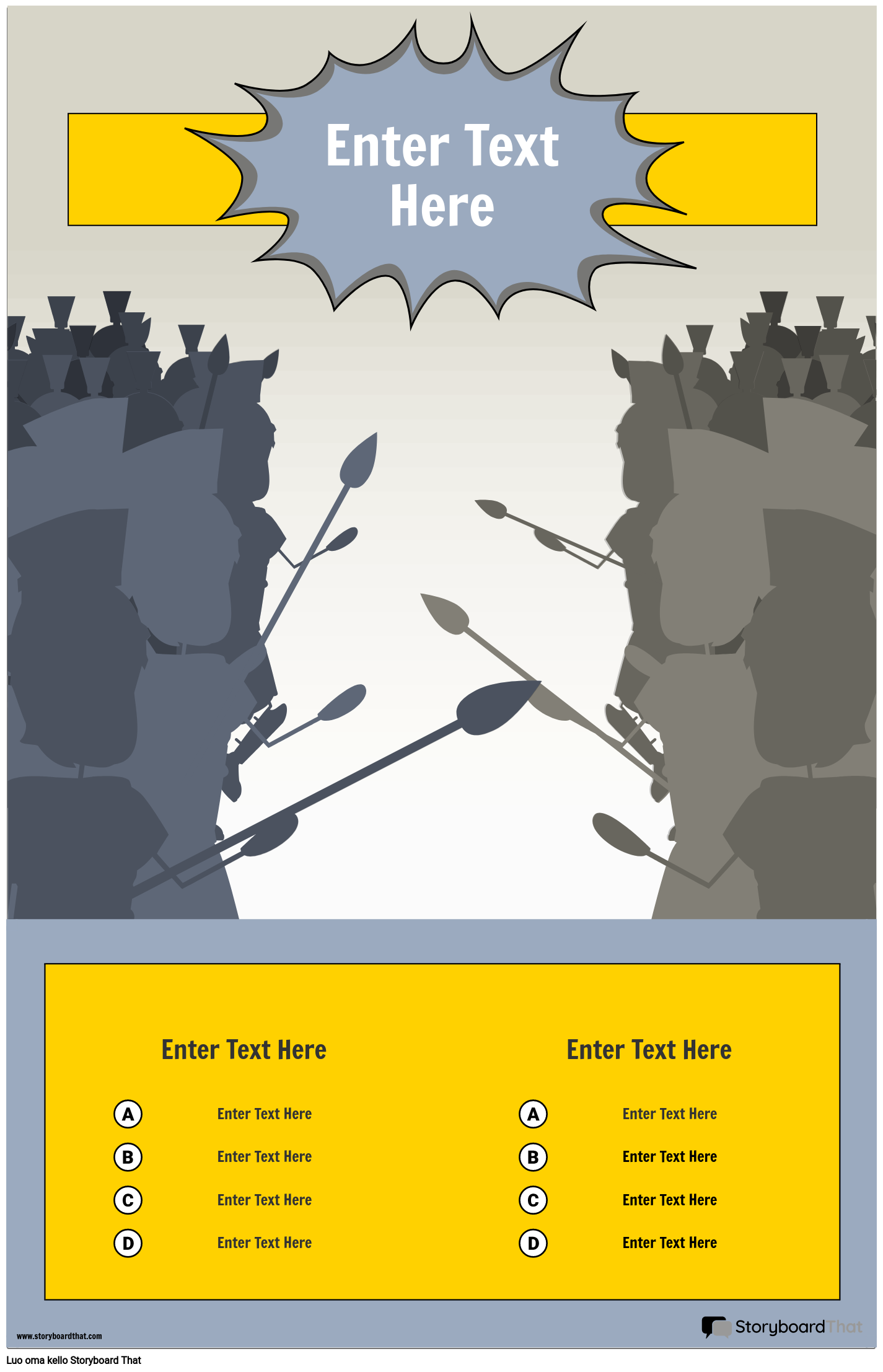 Battle Infographic -malli