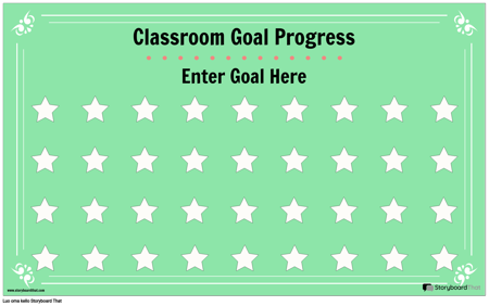 Classroom Goal Display -juliste