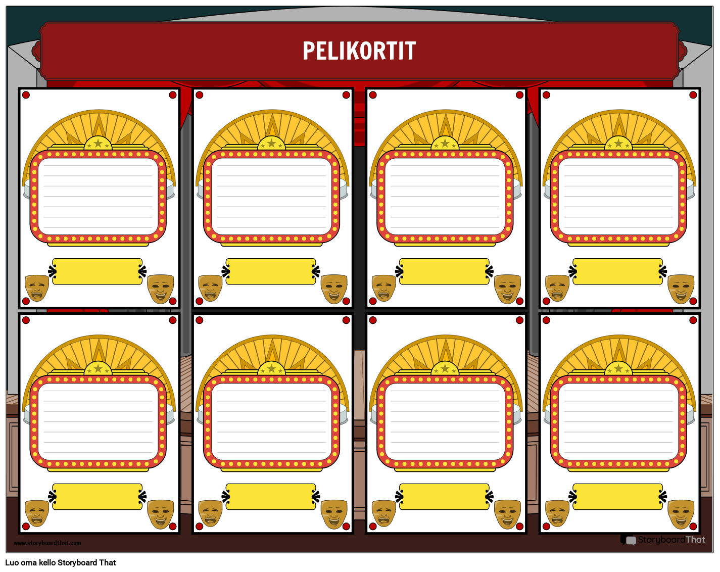 Draamapelikorttisetti