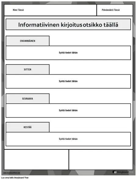 Info Kirjoita Black & White 2