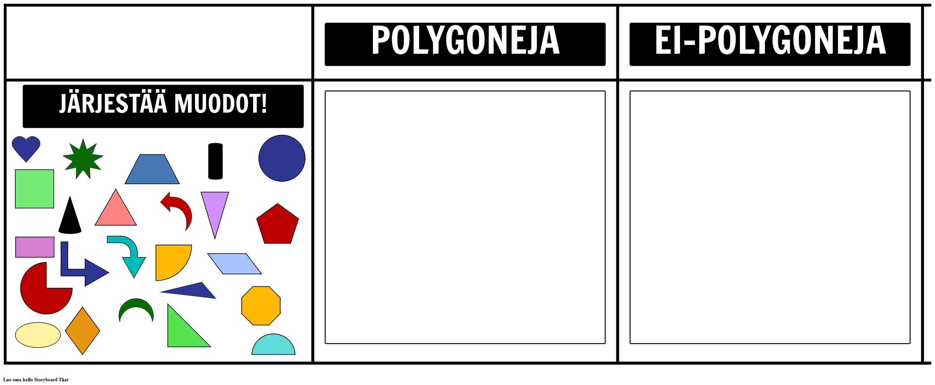 Intro Geometry - Polygon Lajittelu